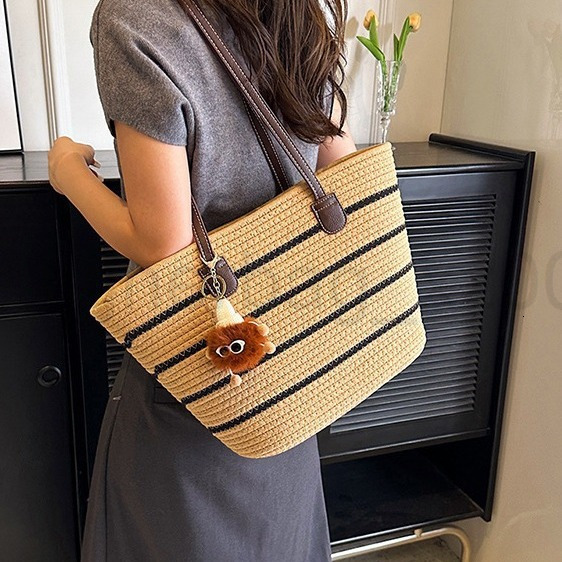 Fashion Classic Bag Designer 10a Top Woman Handbagevening Bags Weaving Straw Woven for Women Large Capacity New Versatile Single Shoulder Beach Vacati
