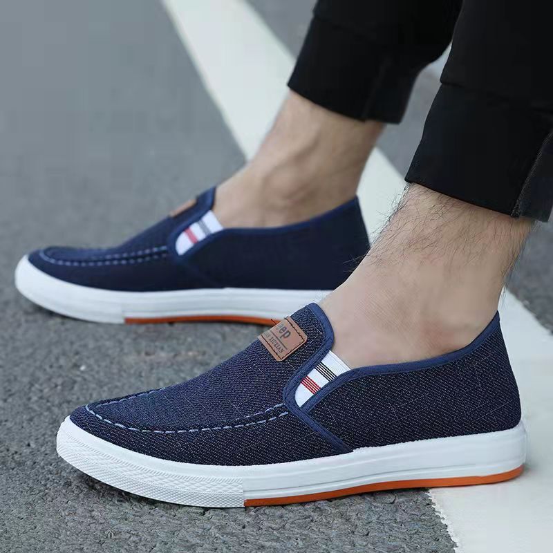 Men Casual Shoes on Canvas Loafers Comfortable Walking Flats for Man Dude Non Slip Soft Moccasins Sneakers Summer 3e9cf