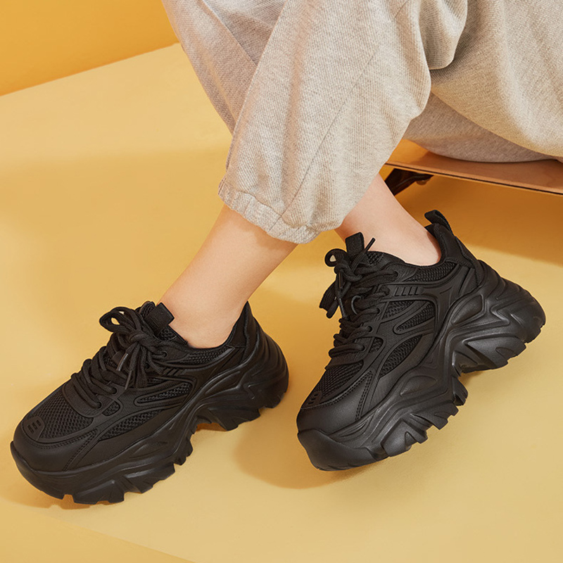 New Womens Safety Shoes Increase 6cm Sneakers Industrial Working Boots Anti-smashing Steel Toe Indestructible Protective Boots