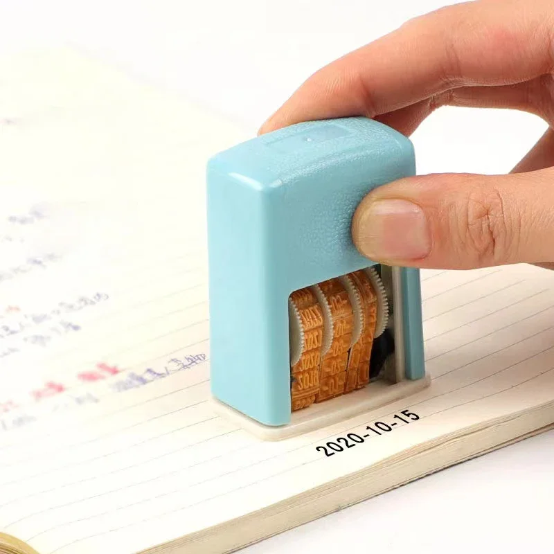 new DIY Hand Account Date Stamps Reusable Practical 2025 ABS Adjustable Universal Office Supplies