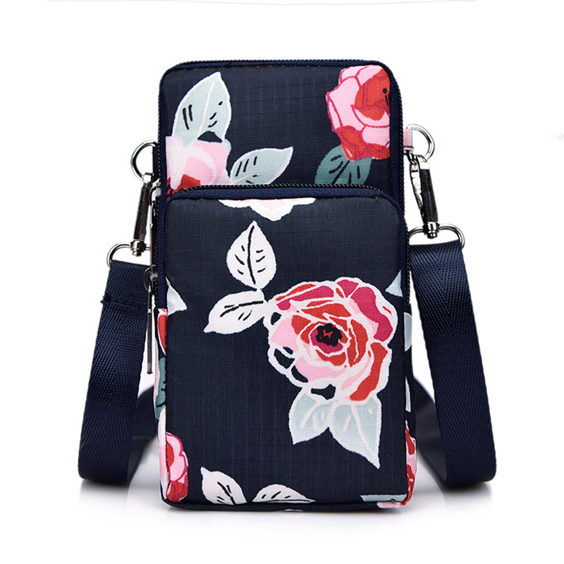 Phone Bag Women Mini Shoulder Messenger Wrist Coin Purse Leisure Shoulder Bags Versatile Satchel Multi Card Position Card Bags