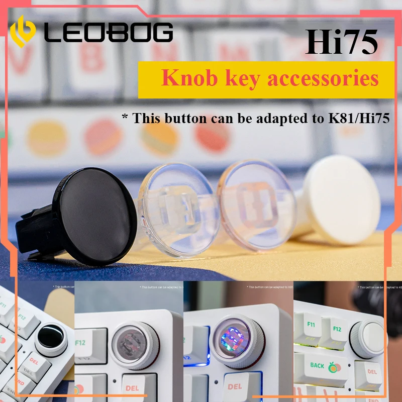 Hi75 Customize Switching Leobog K81 Mechanical Knob Pc Gamer Keyboard Accessories