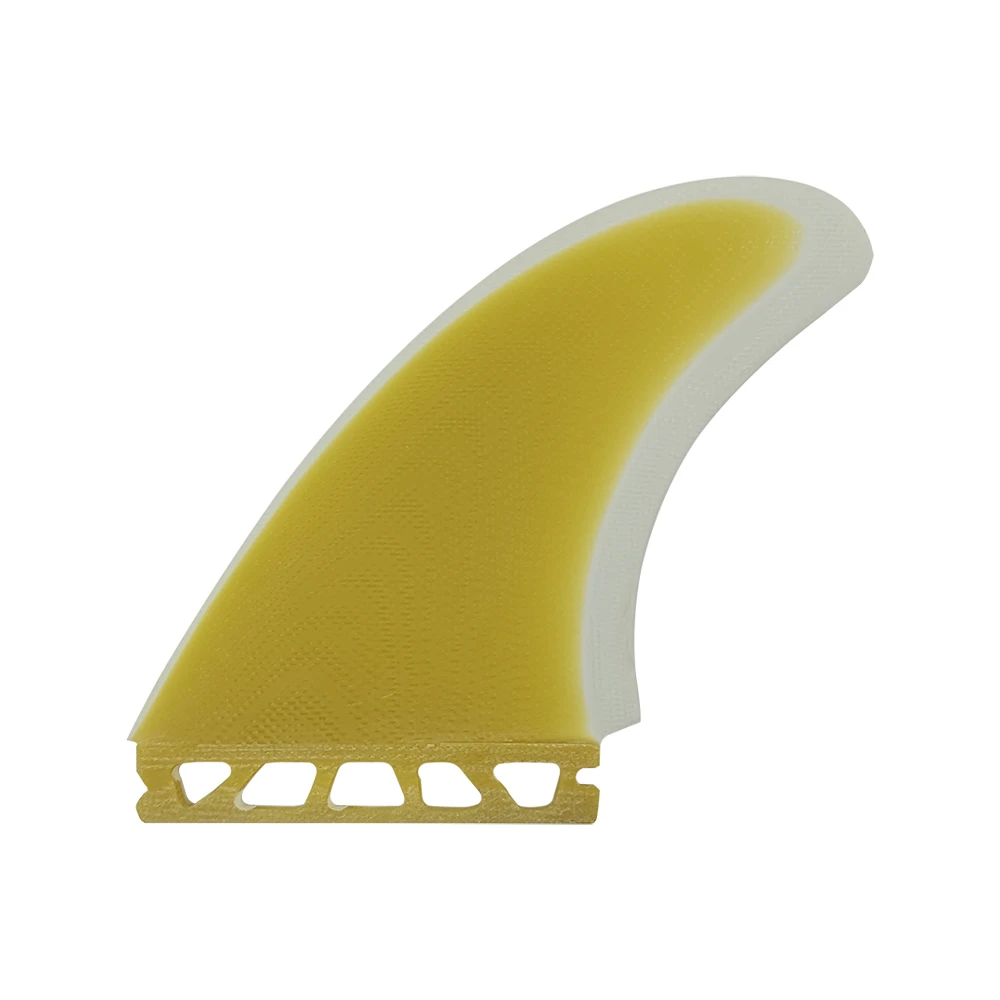 UPSURF FUTURE MR Twin Fins Fiberglass Surfboard Fins Yellow Twin Side Fin For Shortboard Single Tabs Base High Performance 2 Fin