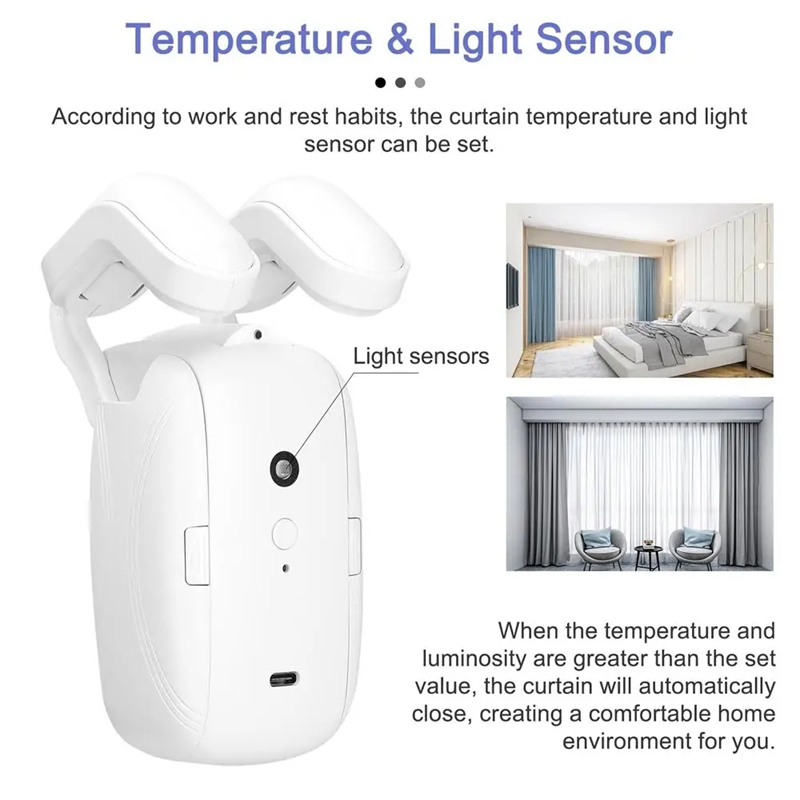smart curtain opener Smart Curtain robot Motor switchbot Roman Rod Rail Automatic Curtain Electric Curtain robot Remote Control