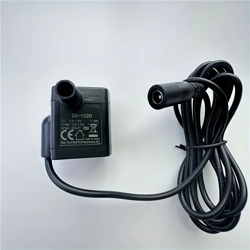 1PCS 12V Water pump 5V USB Plug 3W DC 5.5V-12V Solar Mini Submersible Pump For Submersible Aquarium Fish Tank Fountain Pond Pump