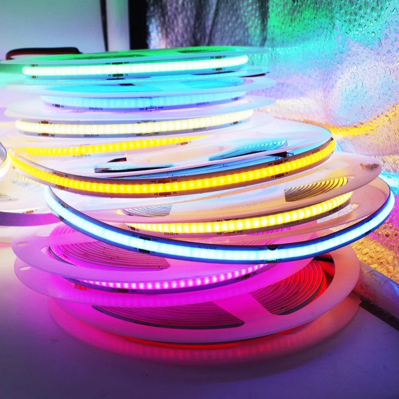 LED Light Strip 5V USB Motion Sensor Dimmer Switch Flexible Waterproof Silicone Neon Sign Rope Tupe For Home Outdoor Decor