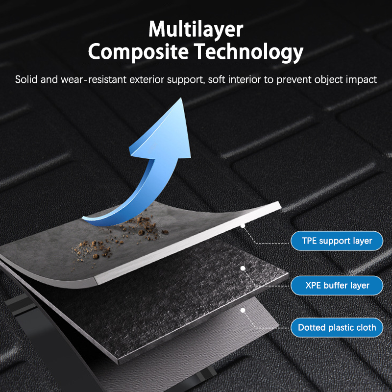 EVA Car Rear Trunk Mat Waterproof Protective Liner Trunk Tray Floor Mats for Mazda CX-5 CX 5 CX5 KE 2013~2017 2016 Accessories