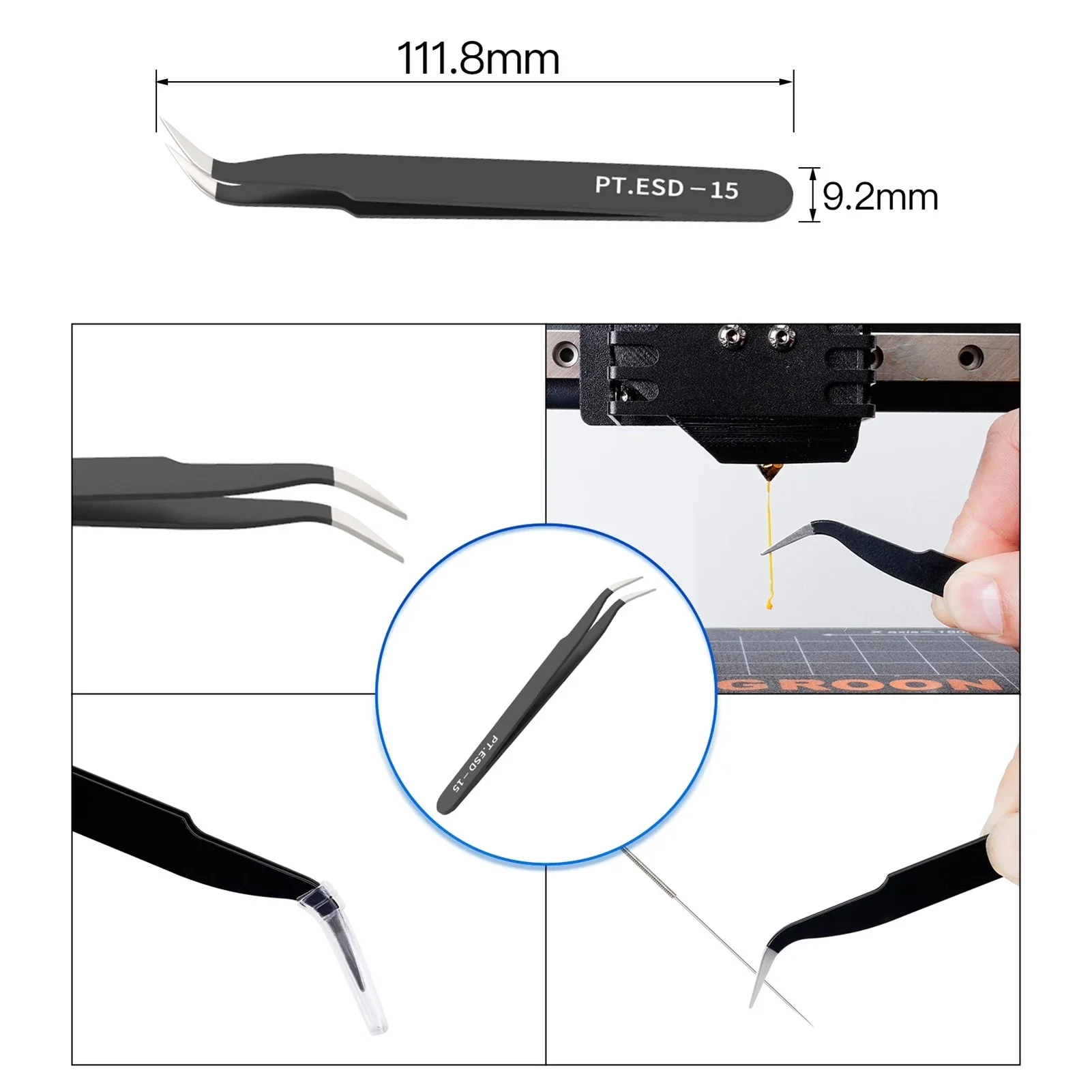 49pcs in 1 3D Printer tools 3D Model File Cutter Scraper Material Removal Tool Engraving Timming Knife Kit Nozzle Wrench Needles