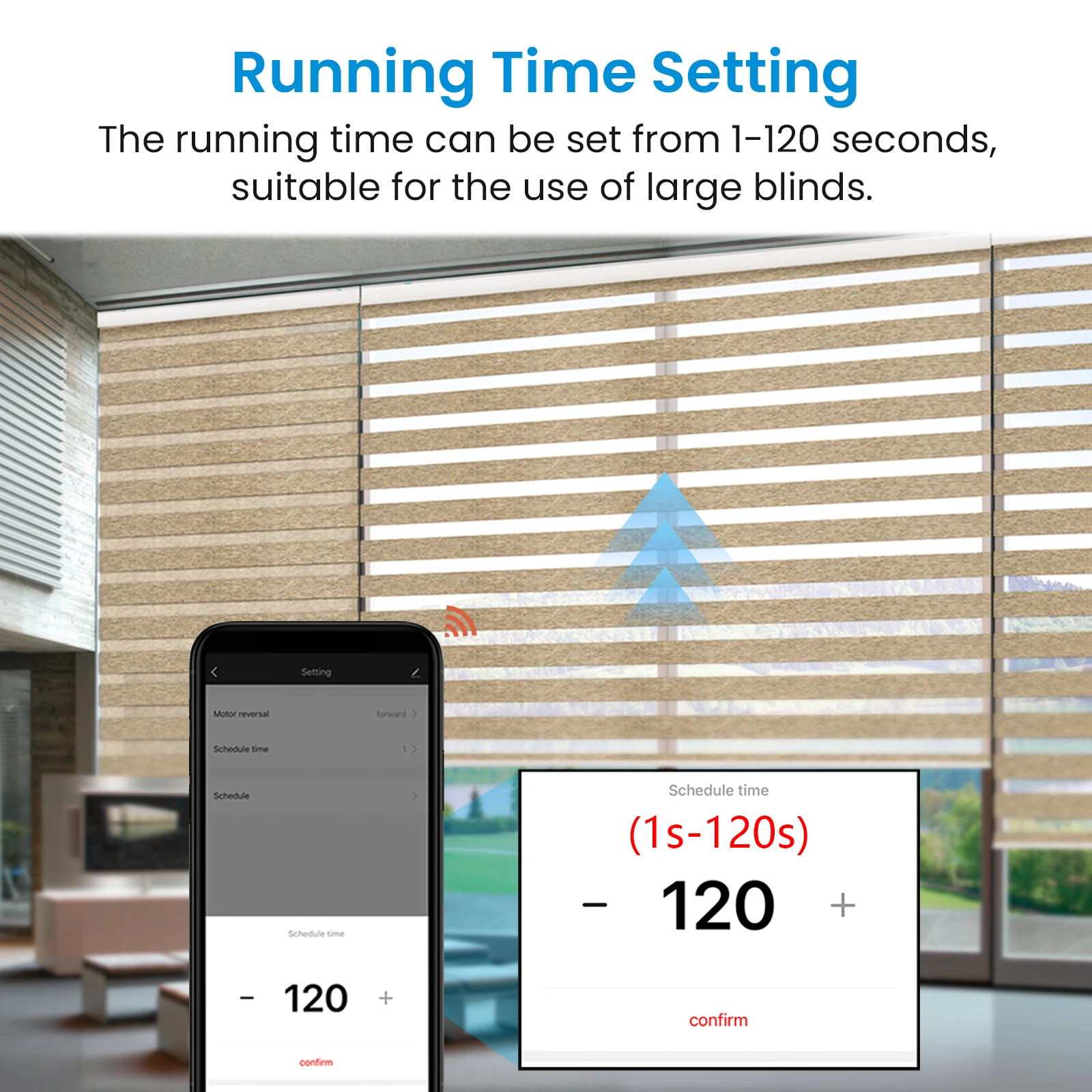 QCSMART ZigBee WiFi Window Roller Shutter Blinds Switch Module Tuya Smart Life App Remote Control Google Home Alexa Automation