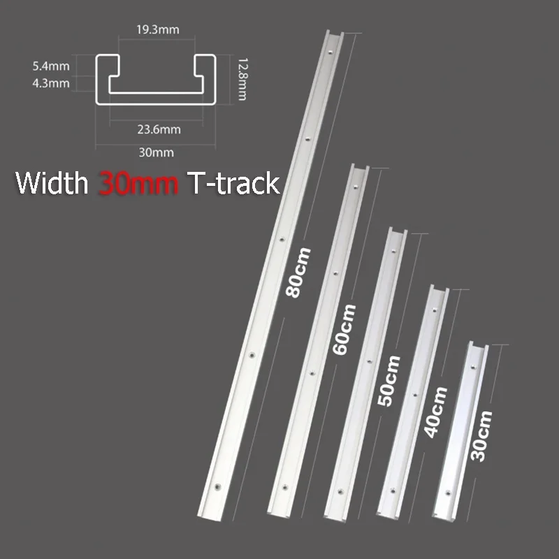 Aluminium Alloy T-tracks Slot Miter Track And Miter Bar Slider Table Saw Miter Gauge Rod Woodworking Tool DIY