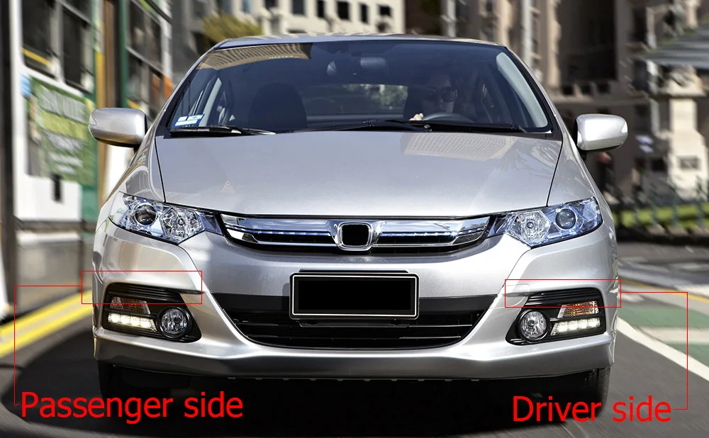 Genuine OEM Fog Lamp Bomper for Honda 2012 2012 2014 Insight Front Trim Passenger (33301-TM8-J01) or Driver (33351-TM8-J01)