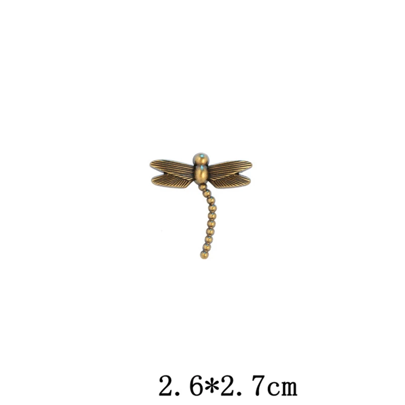 Vintage Bronze Alloy Brooch for Men Flower Bird Bee Insect Animal Brooch Shirt Collar Pin Brooches Jewelry Clothing Decoration