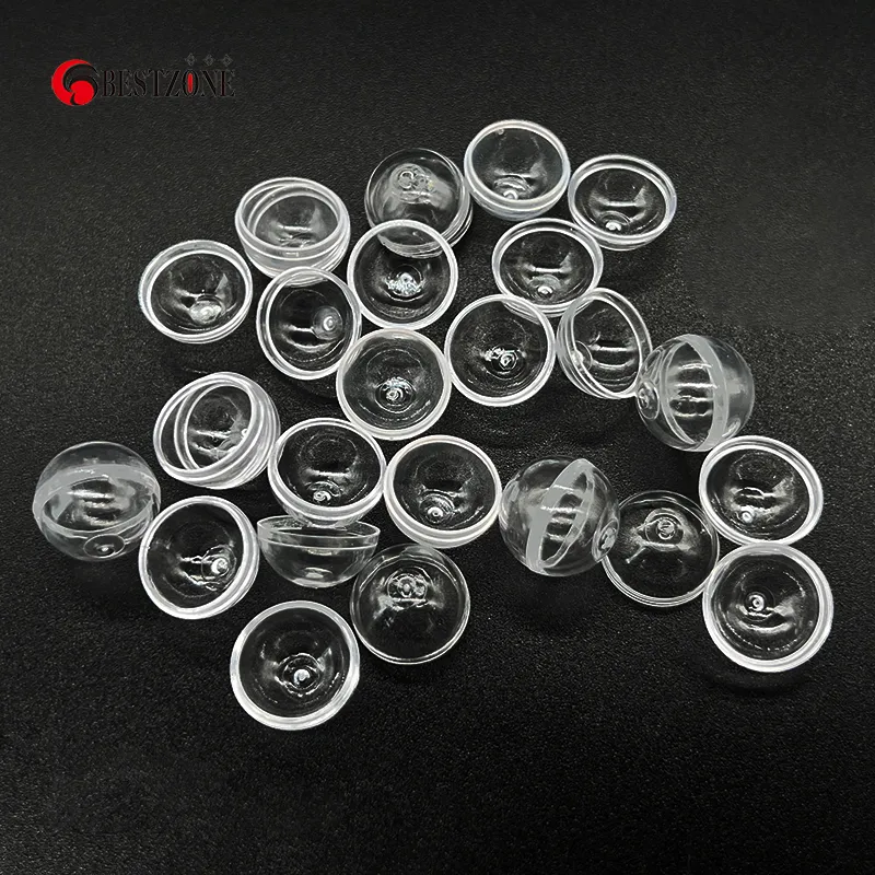 0.67/0.68Inch 50Pcs/lot Very Small 17MM Mini Tiny Empty Plastic Balls Capsule Toys Surprise Ball Container Prop Paintball
