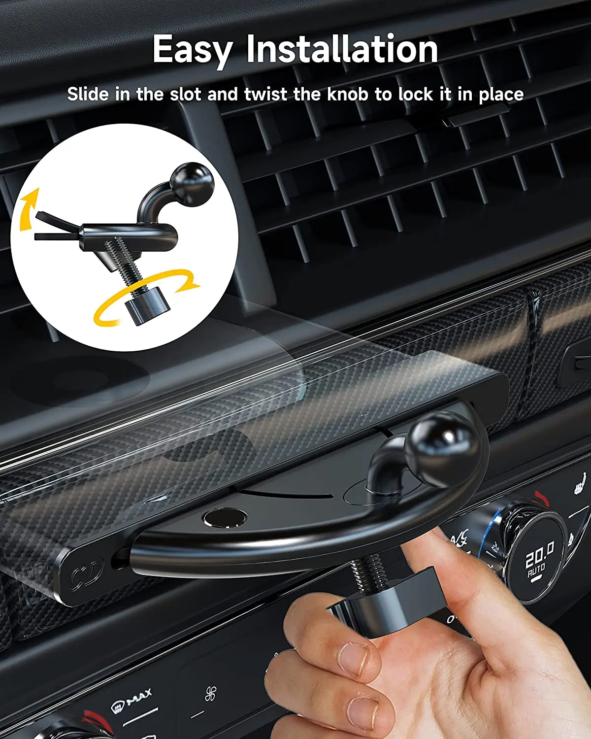 17mm Ball Head Car CD Slot Phone Holder Base Universal Car CD Slot Clip Mount for Mobile Cellphone Holder Car GPS Bracket