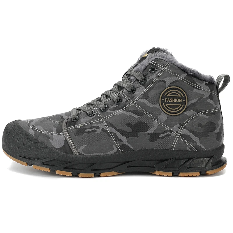 Winter Men's Snow Boots Warm And Non-slip Casual Sneakers Shoes Lightweight Fashionable And Minimalist Men's Shoes Big Size 46