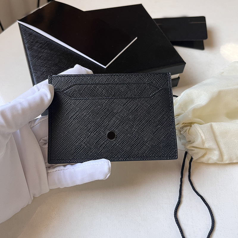 Credit Card Holder Men's Wallet Luxury Designer Leather Women's Purse Top Quality Pocket Wallet ID Bank Card Case Coin Purses Gift Box