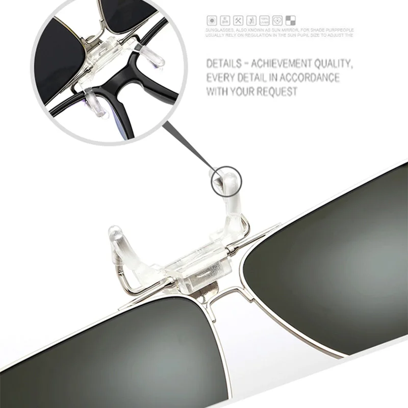 VEGA Polarized Fit Over Glasses Sunglasses With Box Clip On Sunglasses Flip Up Eyewear Wrap Over Eyewear UV400 5-8