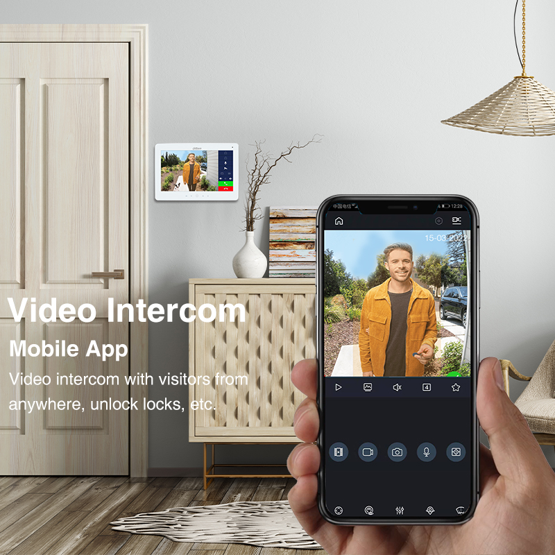 DaHua Multi-language VTO2201F-P Replace VTO2202F-P-S2 PoE IP Metal Villa doorbell Door Phone IP Video Intercom call to phone app