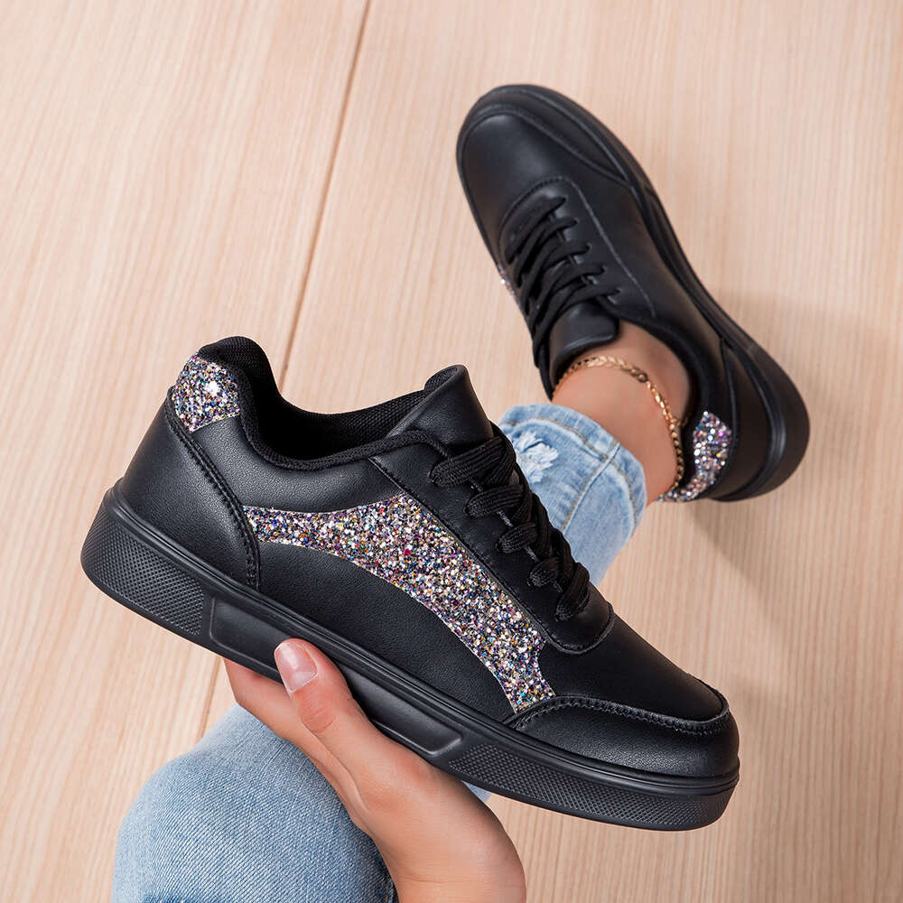 Little White Shoes Women's Summer and Spring New Versatile Popular Student Sports Flat Bottom Casual Thick Bottom Elevated Board Shoes ddmythur