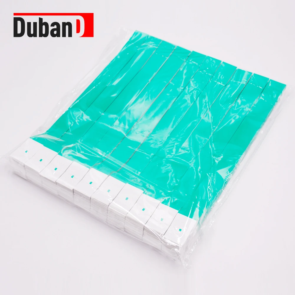 1000 piezas Active Wristband Bracelet , Waterproof Sticker, Disposable Tyvek Synthetic Paper Label, Wrist Hand