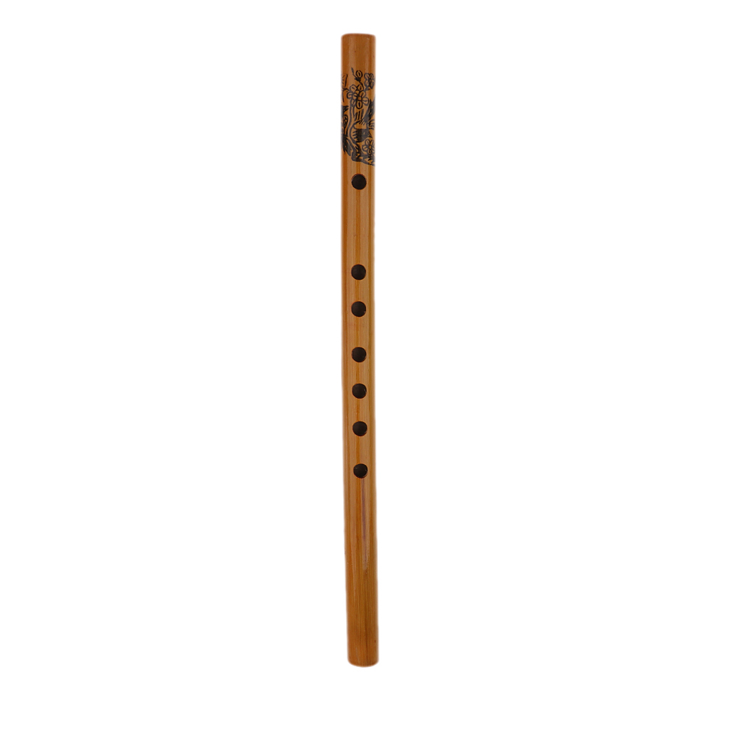 1pcs Vertical Bamboo Flute Chinese Traditional 6 Hole Bamboo Flute Xiao Woodwind Instrument Dizi Handicraft Gift for Kids