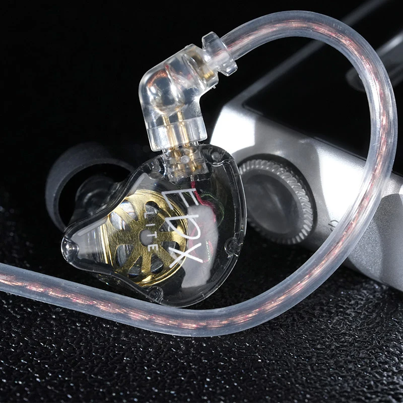 Original KZ EDX Lite IEM Monitor Headphones Hifi Heavy Bass Music In Ear Wired Earphones Sport Gaming Noise Cancelling Headsets