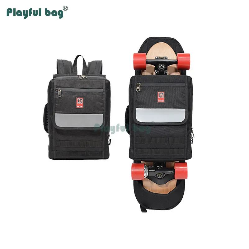 Large capacity electric skateboard bag Professional Outdoor Skateboard Carrying Backpack 900D Waterproof Multifunctional AMB188
