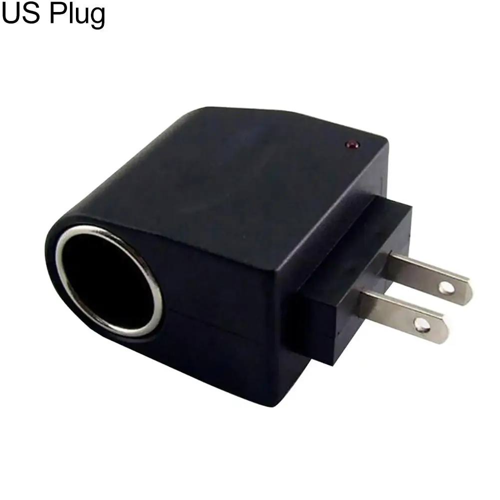 EU/US Standard Car Socket Adapter AC 100-240V 220V to DC 12V Cigarettes Lighter Power Converter Adapter AC to DC