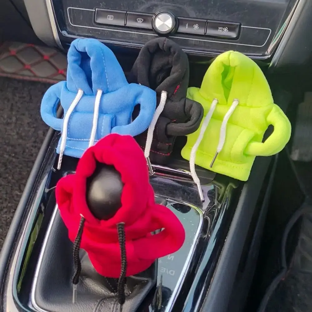New Gear Shift Sweatshirt Funny Interior Knob Cover Durable Mini Car Shifter Hoodie Accessories
