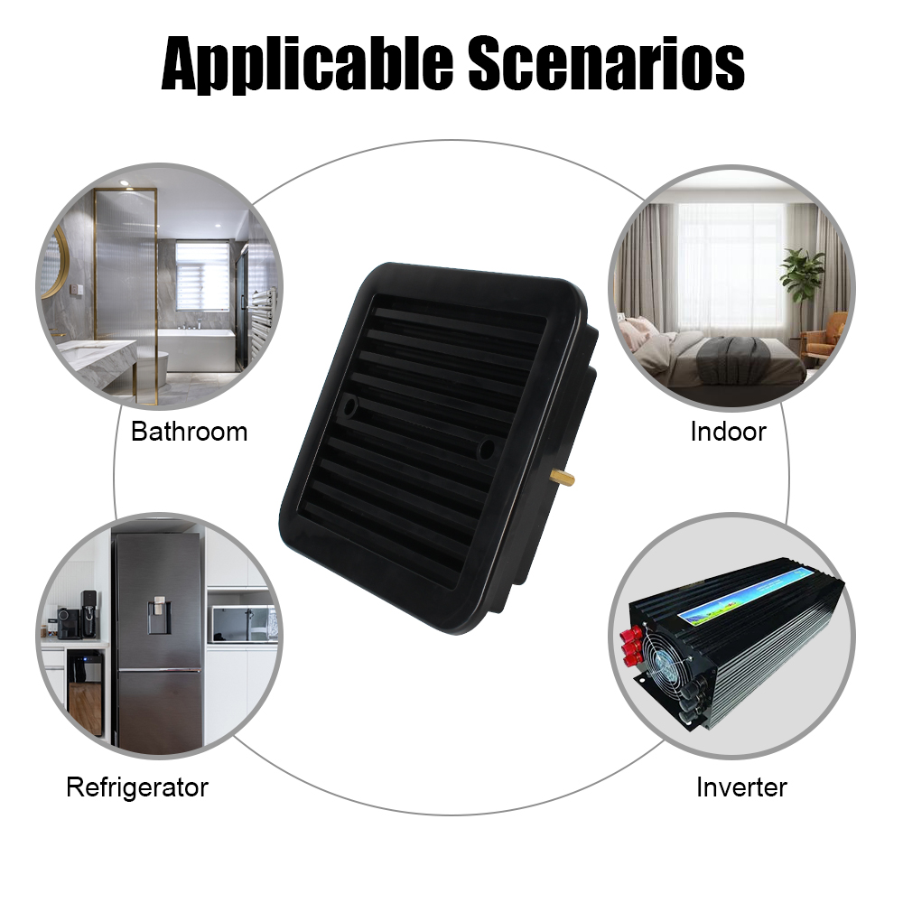 12V Caravan RV Fans Fridge Air Vent Side Exhaust Strong Wind Camper Car Cartronics Automobile Accessories For Marine Boat Parts