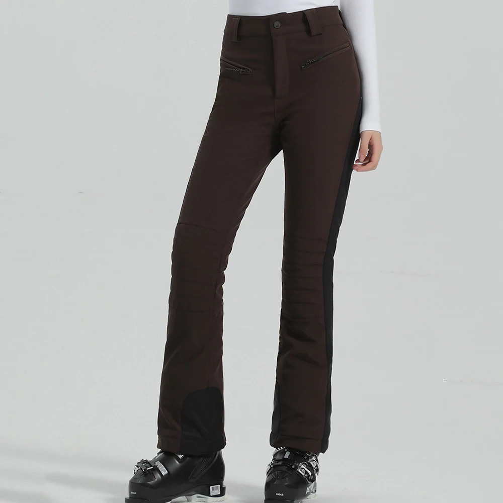 2025 New Ski For Women Waterproof Warm Snow Trousers Outdoor Sport High Elasticity Clothes Winter Alpine Skiing Slim Pants