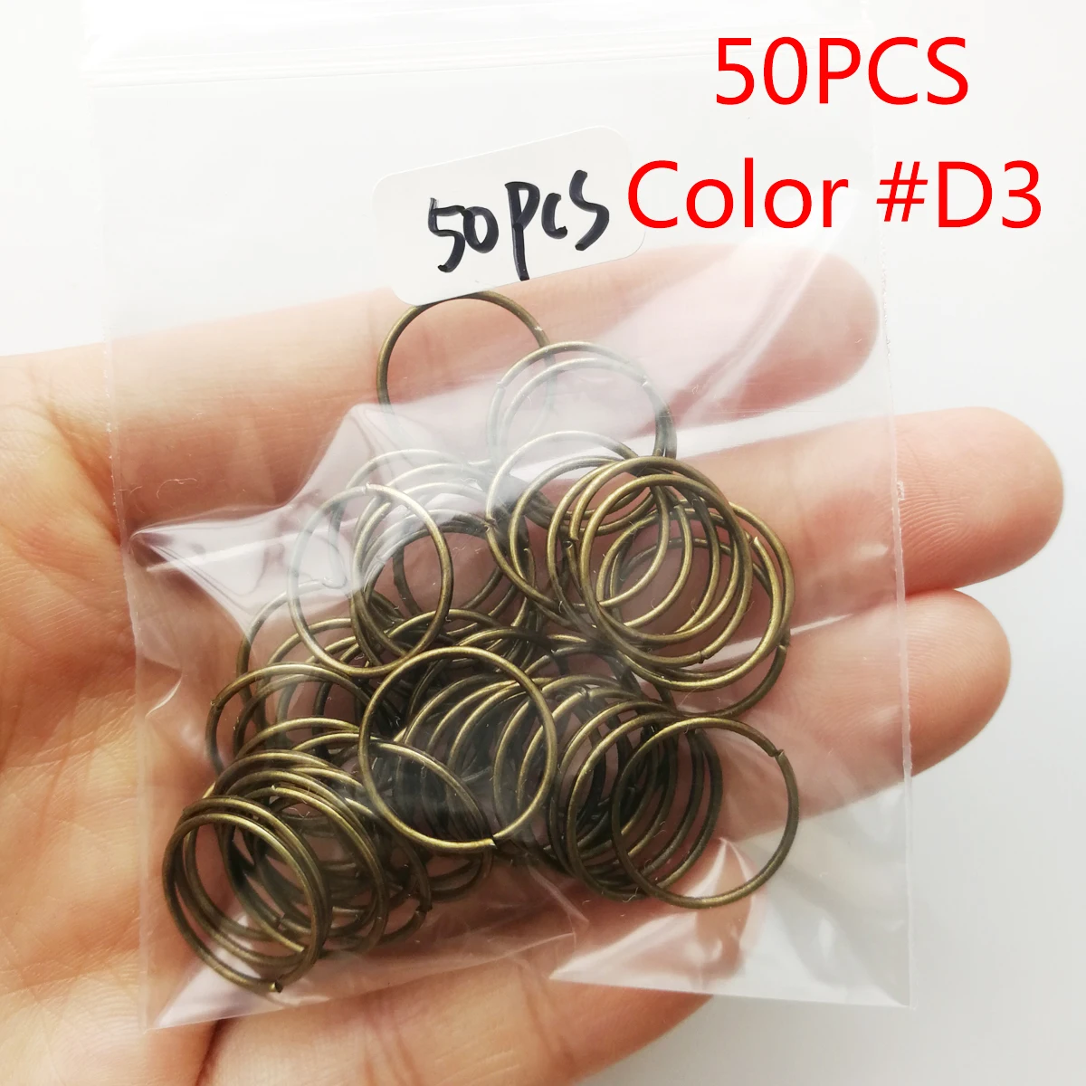 50Pcs/lot Golden/Sliver Charms Hair Braid Dread Dreadlock Beads Clips Cuffs Rings Jewelry Dreadlock Clasps Accessories Hair ring