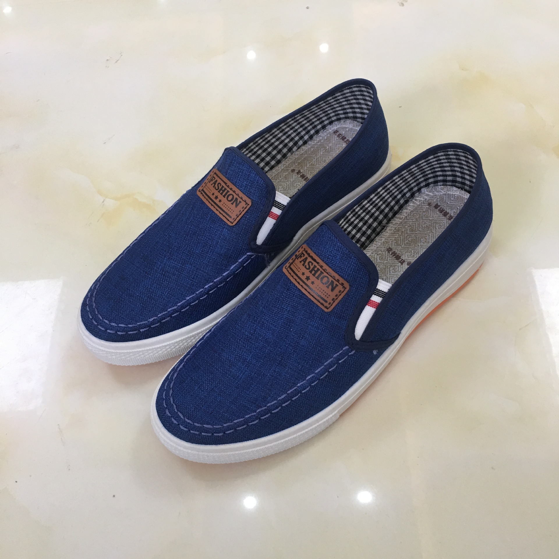 Men Casual Shoes on Canvas Loafers Comfortable Walking Flats for Man Dude Non Slip Soft Moccasins Sneakers Summer 3e9cf