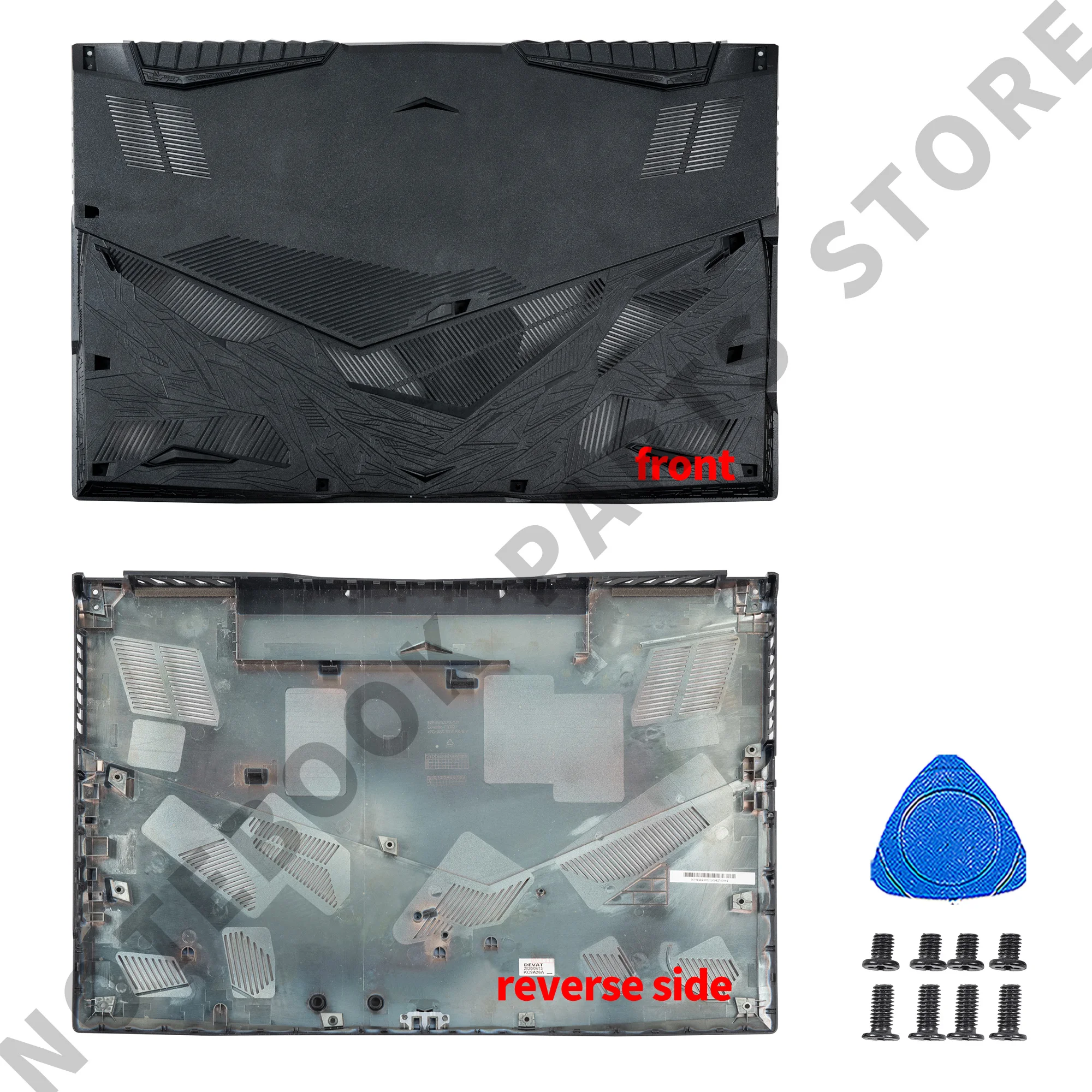 New For MSI GL75 Leopard MS-17E2/E4/E5 MS-17E7 LCD Back Cover Top Lid Bezel Hinges Palmrest Bottom Notebook Parts Replacement