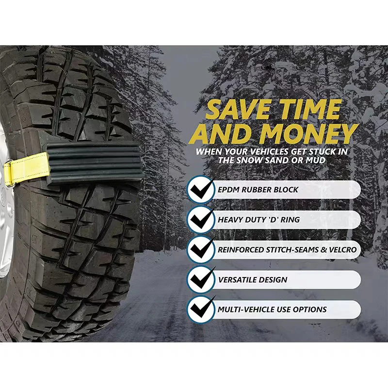 1 Pair Of Anti Sinking Board Beach Off-road Vehicle Escape Board Self Rescue Device Mud And Snow Outdoor Escape Tool