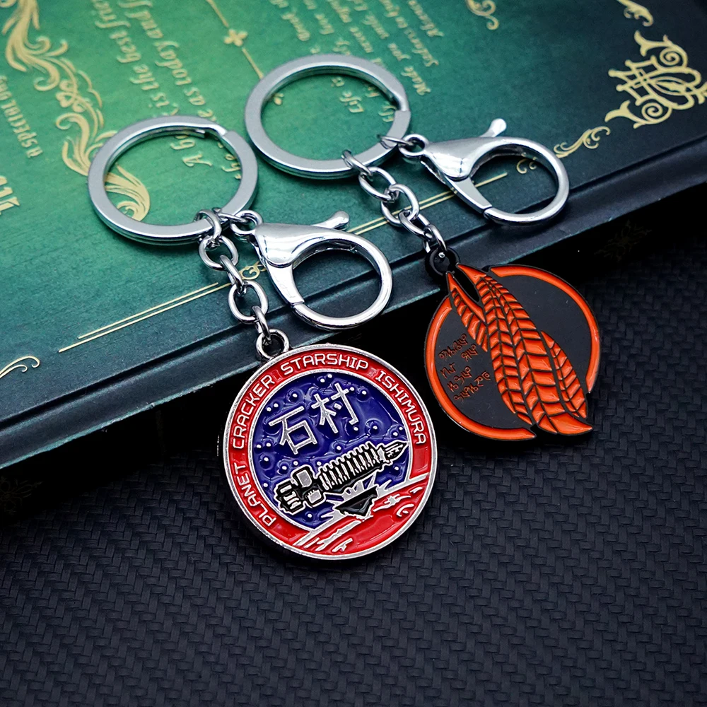 Dead Space :Remake Keychain Key Chain Keyring Ishimura Obelisk Keychains for Men Game Accessories Car Key Ring Pendant llaveros