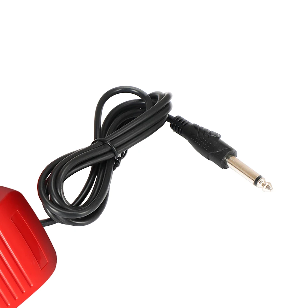 ABS Plastics Silent Tattoo Machine Foot Pedal With Cord For Tattoo Power Supply Tattoo Accessories Mouse Tattoo Foot Pedal Pink