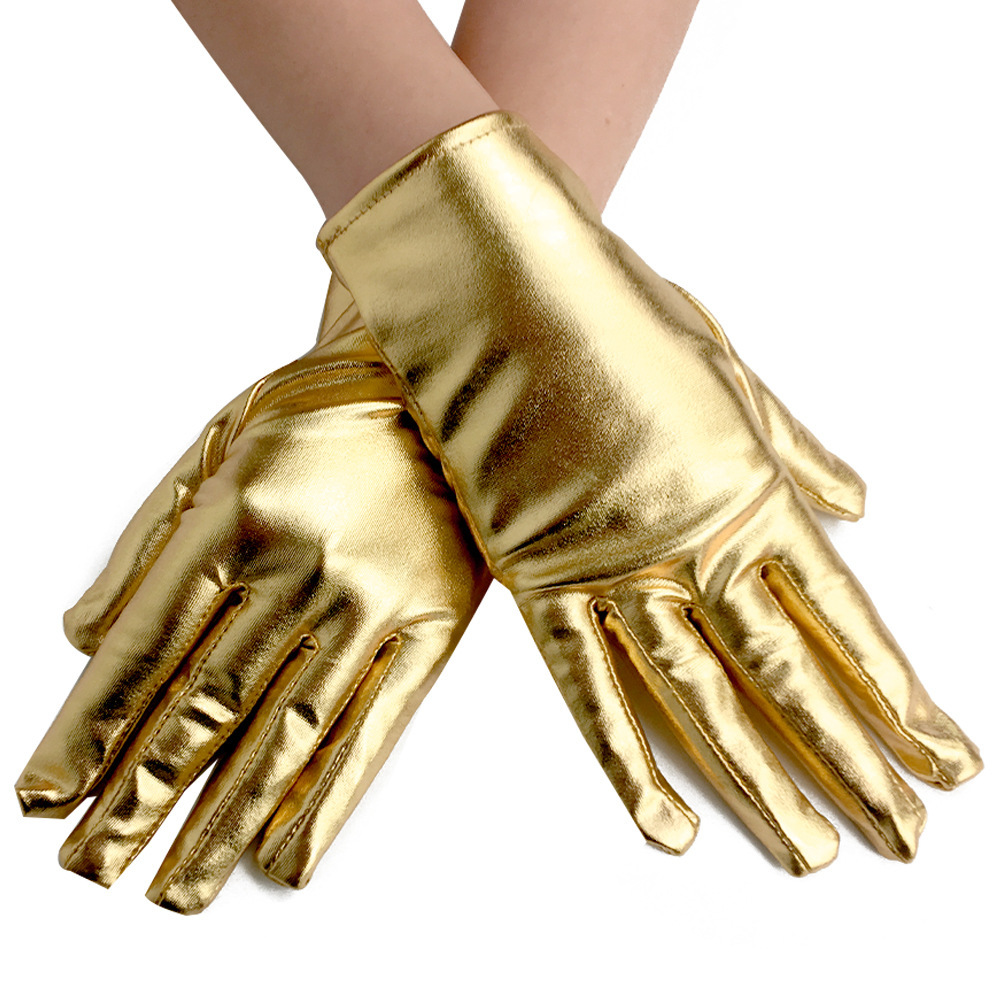 Quality Women Wedding Dress Short Full Finger Sunscreen Gloves Female Summer Spandex Satin Elastic Uv Driving Mittens