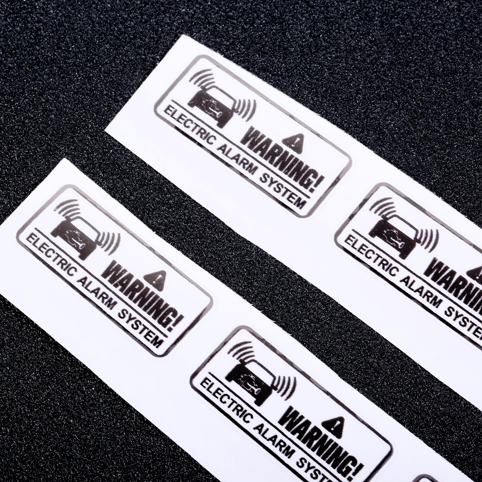 Waterproof Warning Alarm System Sticker Do Not Touch Security System 2025 Anti Theft Motor Car Window Whole new Body Decals 3.6x1.6cm - view 6