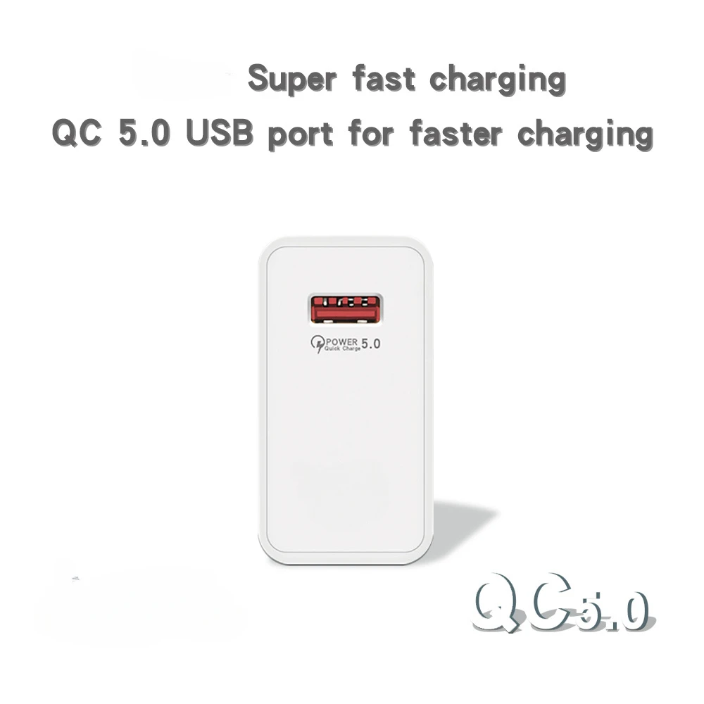 Gan USB Fast Charger Quick Charge 5.0 Adapter for iPhone 13 14 Pro Max ipad Xiaomi Samsung Oppo Phone Charger EU/US/UK Plug
