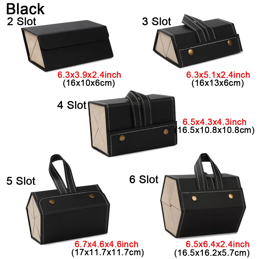 Multi-slot Display Portable Eyeglasses Holder Storage Box Sunglasses Case Glasses Organizer
