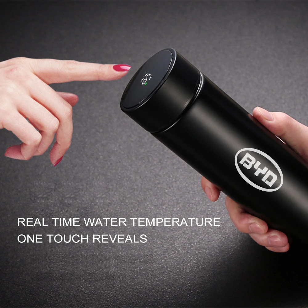 Intelligent Digital Thermos Bottle For BYD F3 E6 Yuan Plus Atto F0 G3 I3 Ea1 Song Max Tang Dmi F3 2din 2014 G6 Car Accessories