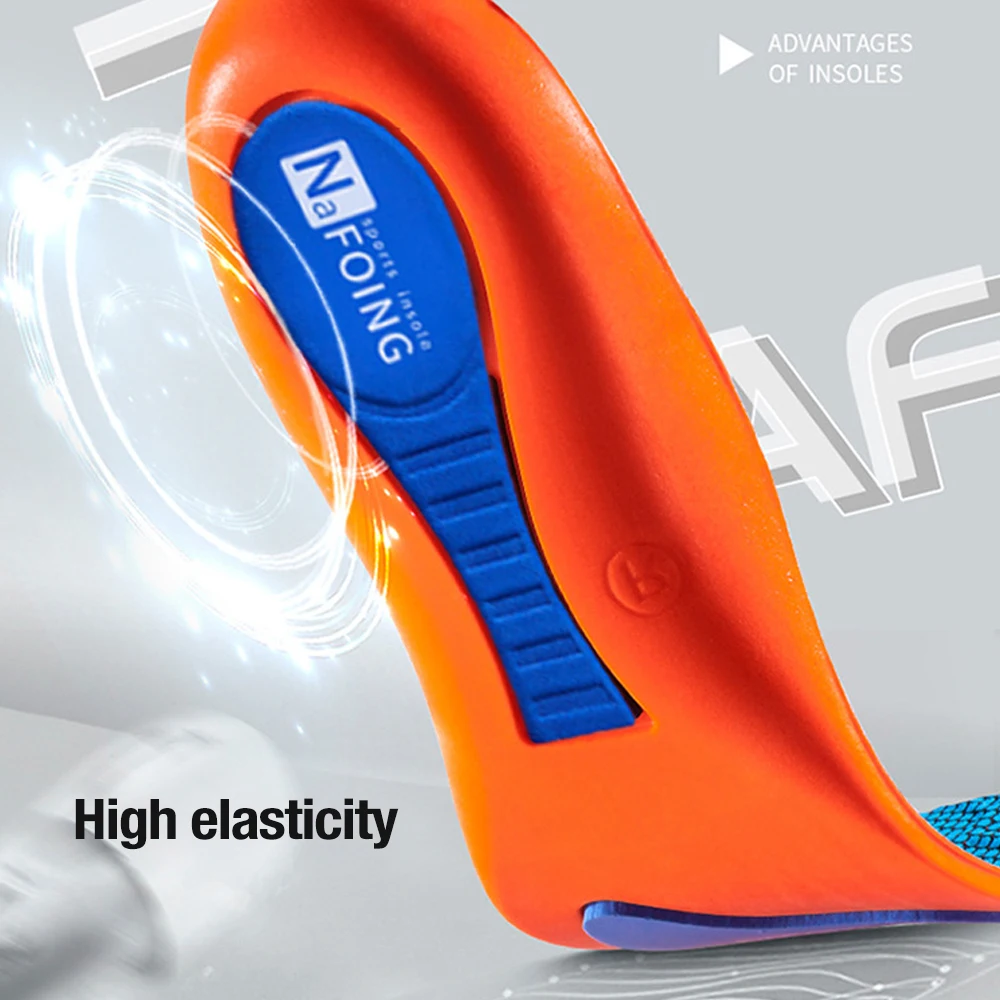 Sports Insole Orthotic Arch Support Breathable Shock Shoe new Gel Pad Running Athletic 2025 Foot Pressure Relieve Cushioning Fiess