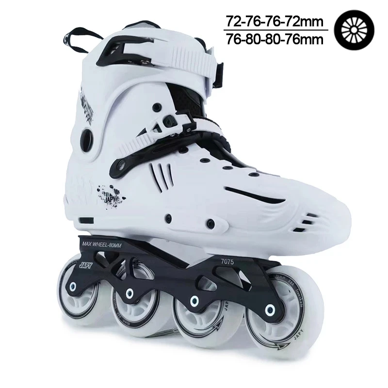 Original ROSELLE Slalom Inline Skates Professional Adult Roller Skating Shoes Sliding Free Skating Patins 35-46 Sneaker