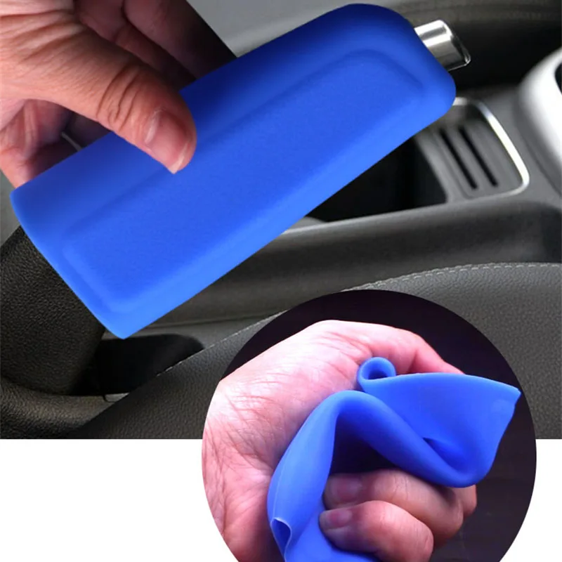 Car Manual Silicone Shift Gear Head Knob Cover Handbrake Anti-slip Protective Cover Sleeve Case Car Styling Interior Accessories