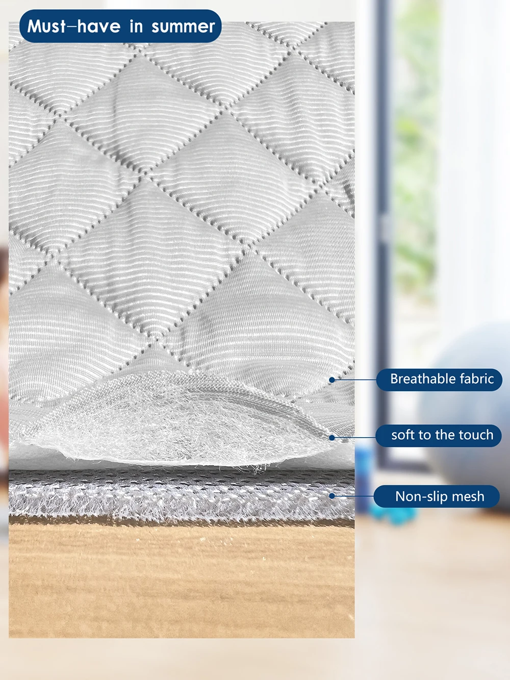 Ice Silk Coog Mulitple Use Pet Mat For Washable Dog Bed Breathable Cool Pad Cat Summer Blanket