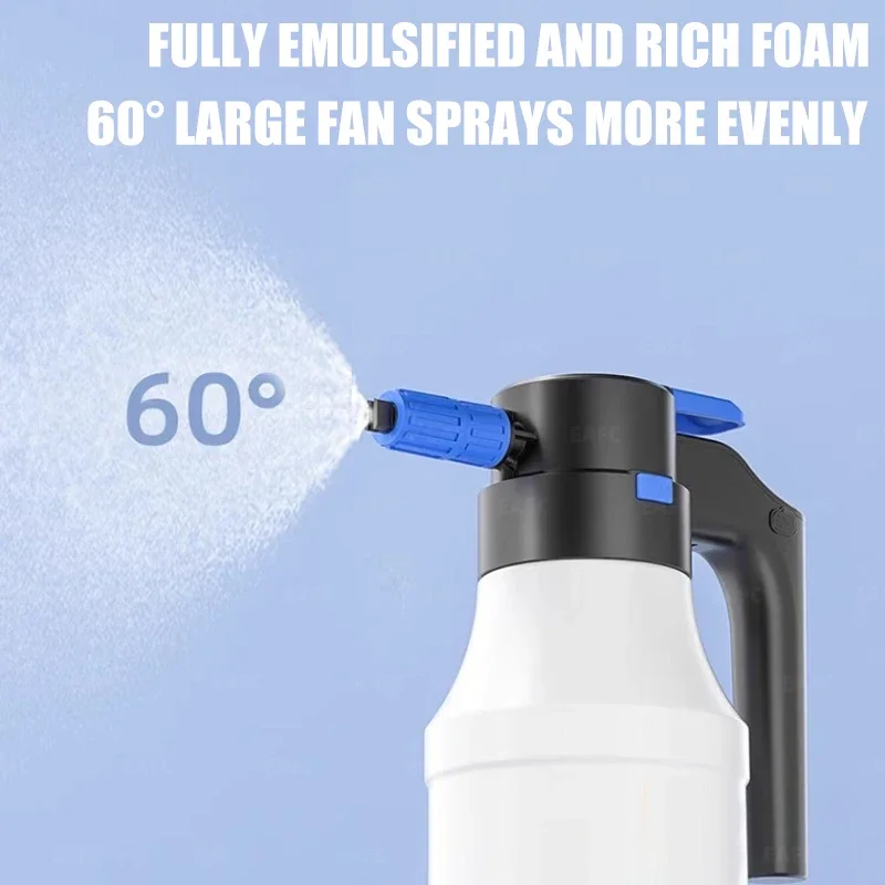 EAFC Handheld Electric Foam new Ejector 1.5L Foam Generator Car 2025 Wash SprayType Rechargeable Pneumatic High-pressure Water Spray Foam