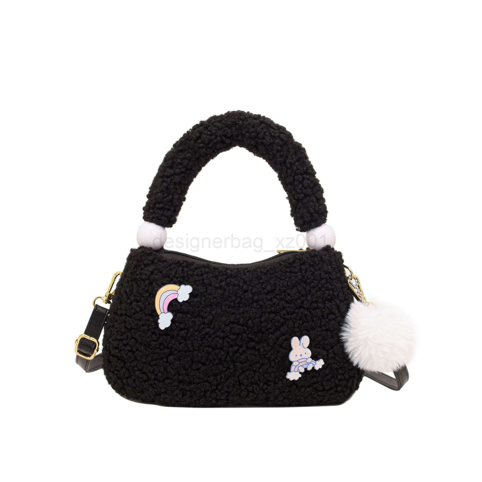 Bag Designer Fashion Classic 10a Top Woman Handbagevening Bags Autumn and Winter New Fur Korean Version Lamb Shoulder Crossbody Versatile Cute Plush H