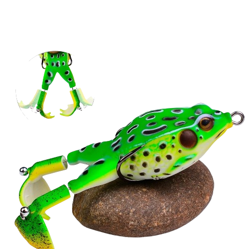 New Fishing re 135g95cm ing Fishing Frog re 3D Eyes Artificial Bait Silicone Crankbait Soft Carp re