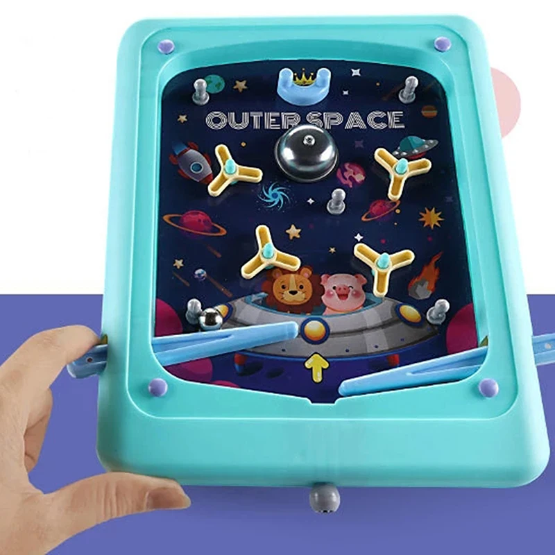 Children Pinball Games Desktop Pinball Game Machine Fun Parent-Kid Interactive Educational Toys Kids Table Shooting Board Games